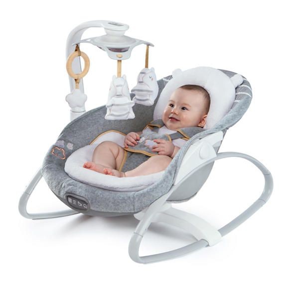 Boutique Collection SmartSize Gliding Swing & Rocker - Bella Teddy