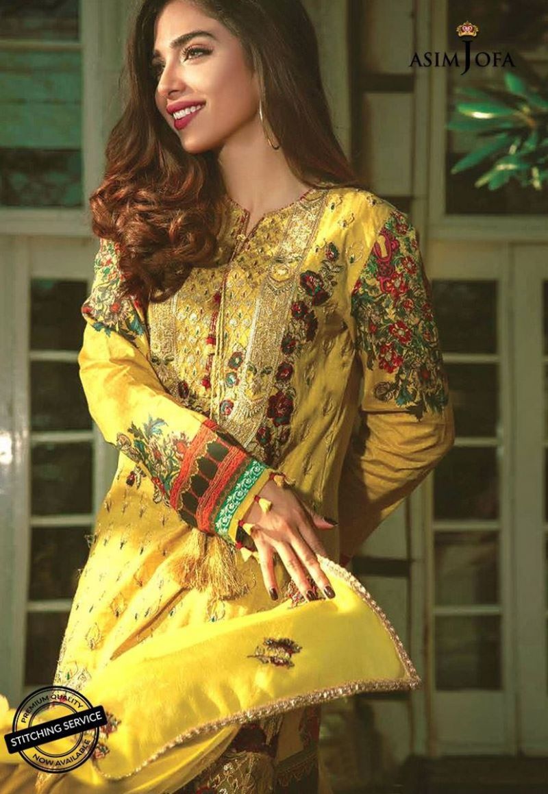 Asim Jofa Luxury Lawn 2019 - Ajll-05a